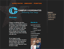Tablet Screenshot of campuscoordinates.com